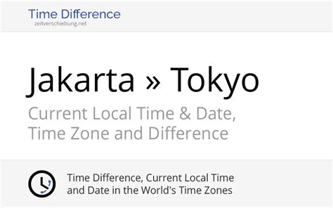 tokyo jakarta time difference